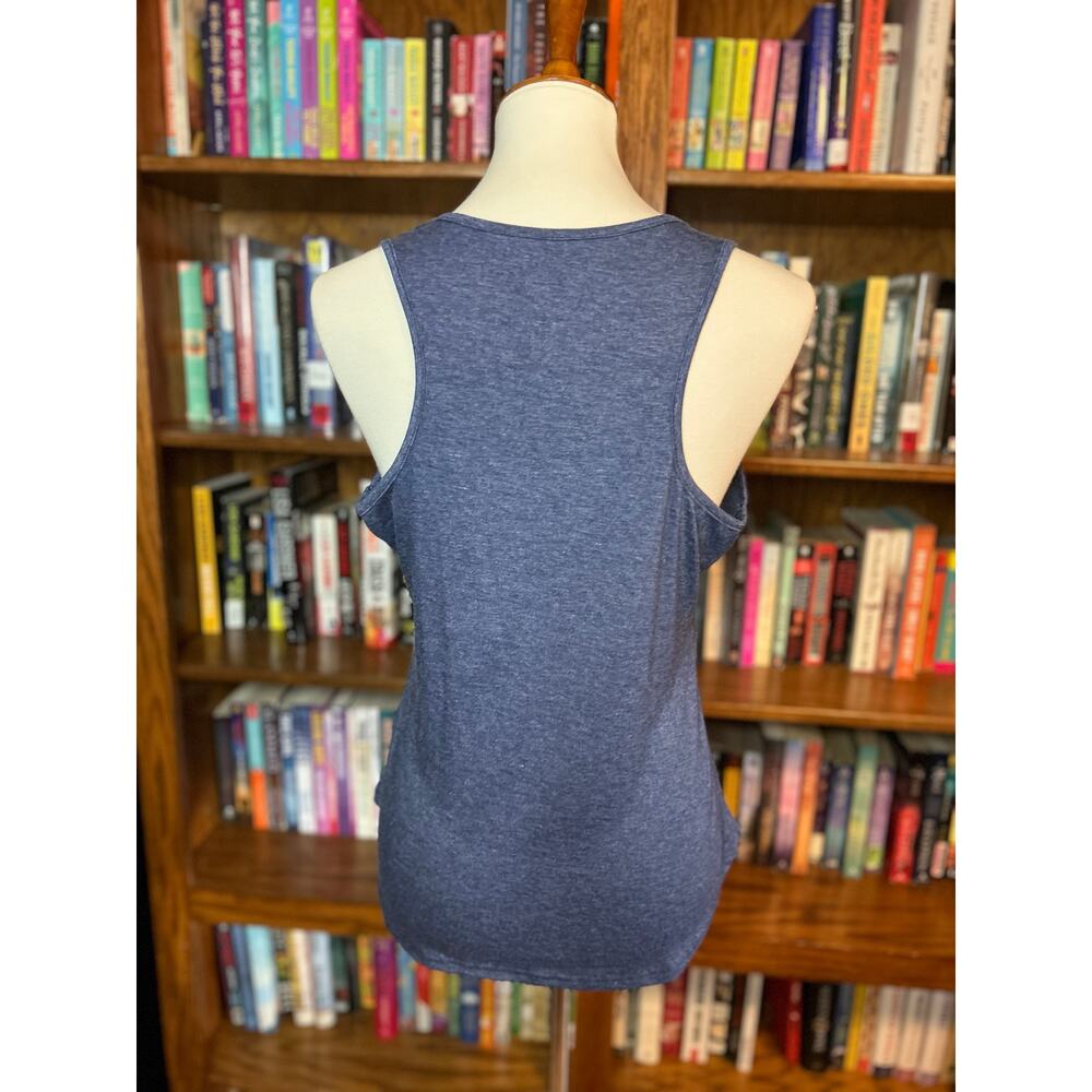 Simple and classy feather tank top